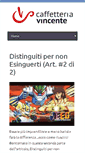 Mobile Screenshot of caffetteriavincente.com